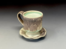Load image into Gallery viewer, Cup &amp; Saucer - Arch Pattern

